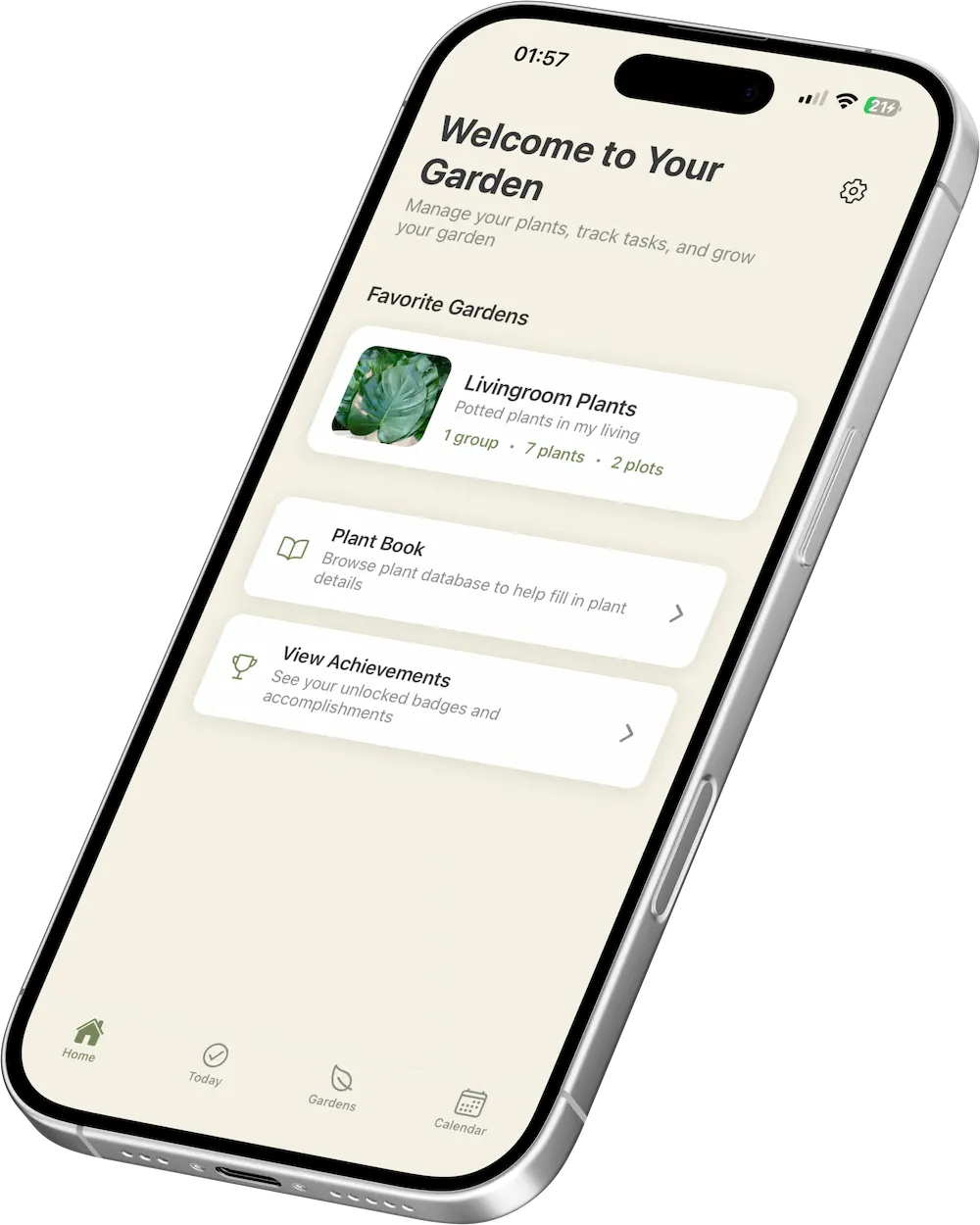Gardener app screenshot